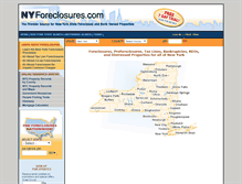 Tablet Screenshot of nyforeclosures.com